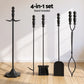 Fireplace Tool Set Fire Place Tools Poker Brush Shovel Stand Tongs