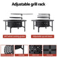 Grillz Fire Pit BBQ Charcoal Smoker Portable Mesh Pits Outdoor Camping Fireplace