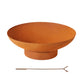 Fire Pit Iron Bowl 80cm Outdoor Patio Fireplace