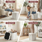 Storage Ottoman Foot Stool Foldable White