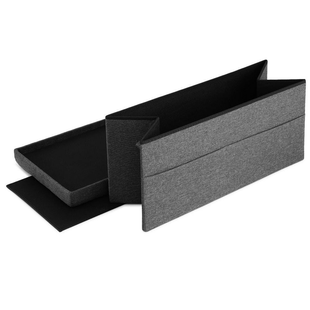 Storage Ottoman Foot Stool Rest Foldable