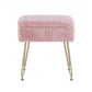 Storage Ottoman Vanity Foot Stool Pink