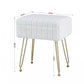 Storage Ottoman Vanity Foot Stool White