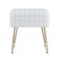 Storage Ottoman Vanity Foot Stool White