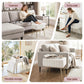 Storage Ottoman Vanity Foot Stool White