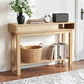 Console Table Entryway Hallway Sofa Side Table Drawer Shelf 100CM - Wood