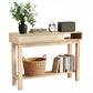Console Table Entryway Hallway Sofa Side Table Drawer Shelf 100CM - Wood