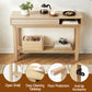 Console Table Entryway Hallway Sofa Side Table Drawer Shelf 100CM - Wood
