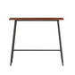 Bar Table Industrial Dining Desk High Wood Kitchen Shelf Wooden Cafe Pub