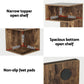 Ottawa Wooden Bedside Tables Nightstand Side End Lamp Table Bedroom Rust - Oak