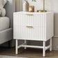 Montreal Bedside Tables with 2 Drawers - White