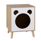 Oakley Bedside Tables Cat Nest Solid Wood - Natural