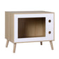 Oakley Bedside Tables Cat Nest Solid Wood 60cm - Natural