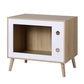 Oakley Bedside Tables Cat Nest Solid Wood 60cm - Natural