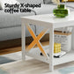 Ionas Coffee Table Storage Shelf - White