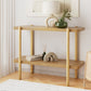 92cm 2-Tier Console Table - Pine