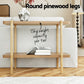 92cm 2-Tier Console Table - Pine