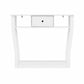 Console Table Entryway Hallway Sofa Side Table Drawer Shelf 100CM - White