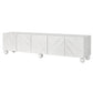 Zelia 200cm TV Unit Entertainment Unit Storage Cabinet - White