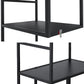 Bookshelf 5 Tiers - Black