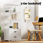 Artiss Bookshelf Display Shelf 2 Drawers 152cm White