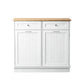 Orson Buffet Sideboard Cabinet Kitchen Tilt Out Bin Holder Storage Cupboard - White