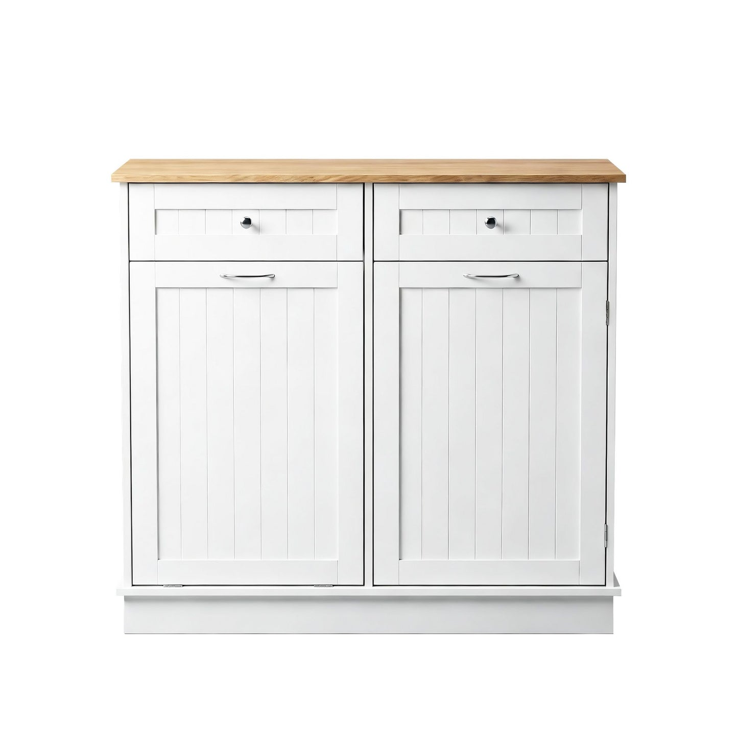Orson Buffet Sideboard Cabinet Kitchen Tilt Out Bin Holder Storage Cupboard - White