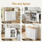 Orson Buffet Sideboard Cabinet Kitchen Tilt Out Bin Holder Storage Cupboard - White