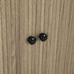 Varian Wooden Buffet Sideboard Cupboard Cabinet Sliding Doors Pantry Storage - Wood & Black