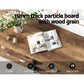 Elowen Metal 120cm 3-tier Console Table - Walnut