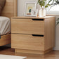 Brantford Bedside Tables Nightstand with 2 Drawers - Pine