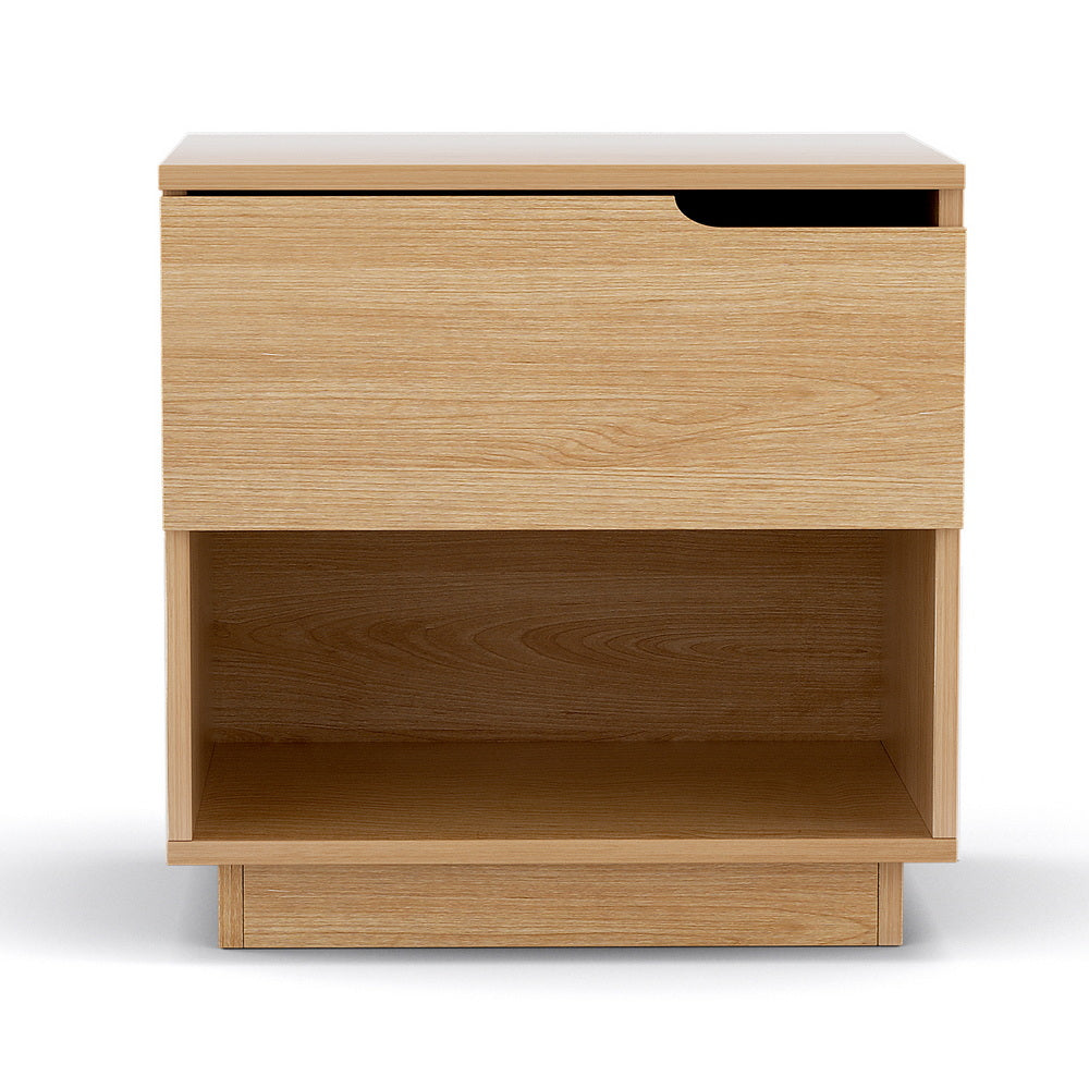 Brantford Bedside Tables Shelf Nightstand - Pine
