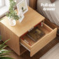 Brantford Bedside Tables Shelf Nightstand - Pine