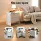 Granby Bedside Table with 2 Drawers - Beige