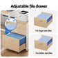 Artiss Computer Desk Home Office Study Table Desks w/Drawers Open Shelf Oak 160CM