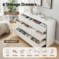 Artiss 6 Chest of Drawers Dresser Cabinet Beige