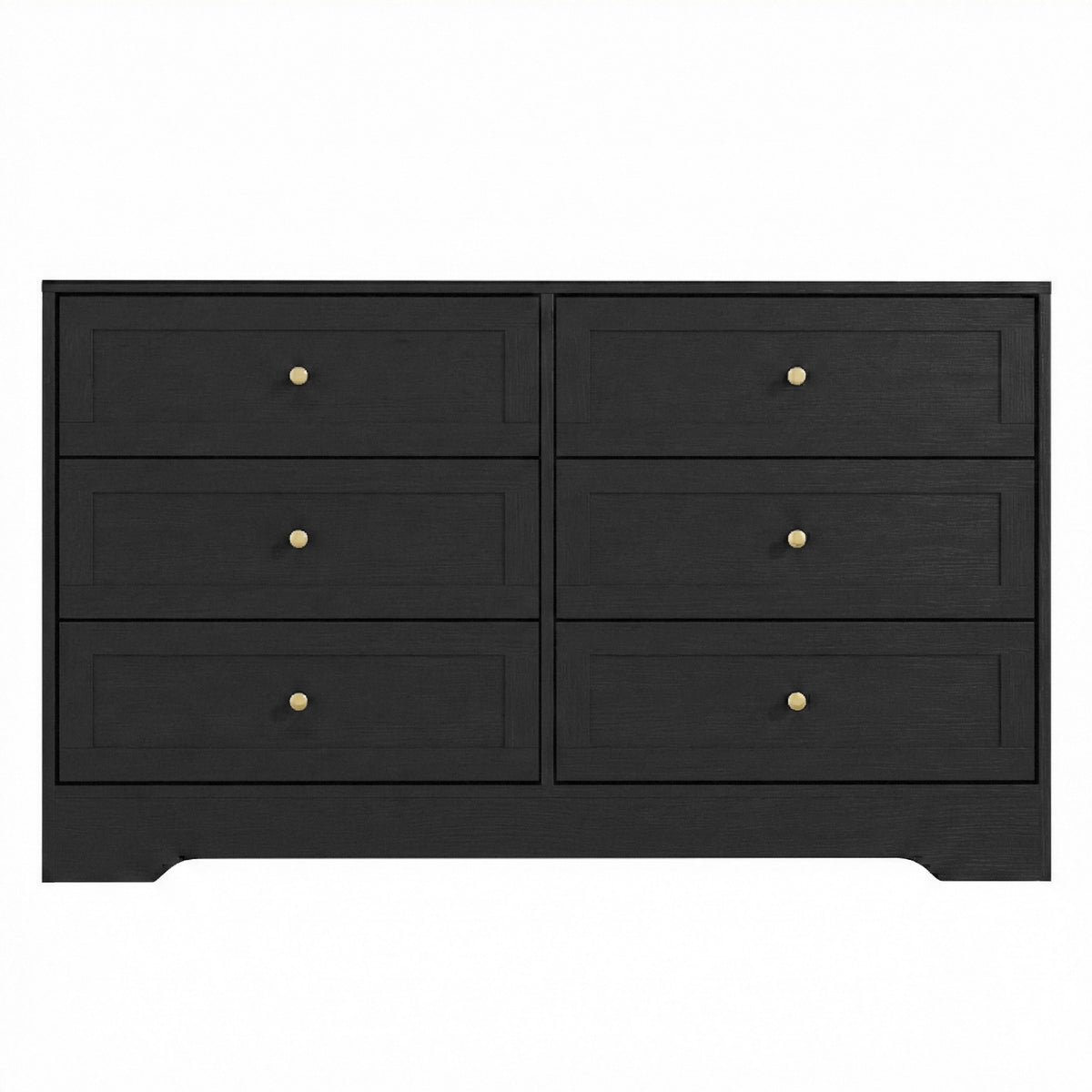 Artiss 6 Chest of Drawers Tallboy Cabinet - LEIF Black