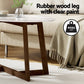 Ilarion Coffee Table Oval Marble Effect