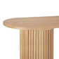 115cm Console Table Oval - Pine