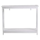Console Table Entryway Hallway Display 2-Tier Narrow Sofa Table 100CM - White