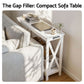 Console Table Entryway Hallway Display 2-Tier Narrow Sofa Table 100CM - White