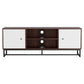 Delphine 150cm TV Unit 150cm Storage Shelves - White