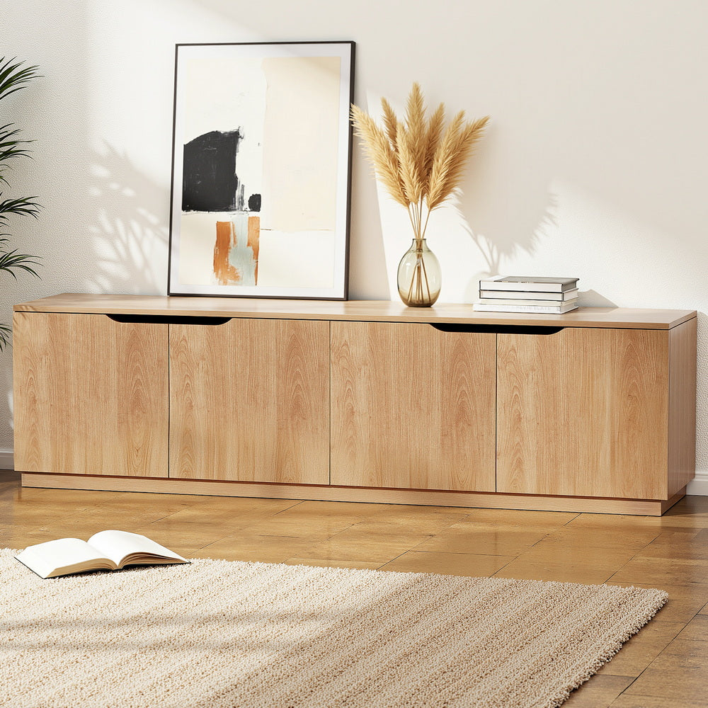Kestrel 180cm TV Unit Entertainment Unit Storage Cabinet - Pine