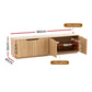 Kestrel 180cm TV Unit Entertainment Unit Storage Cabinet - Pine