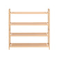 Artiss 4 Tier Shoe Rack Bamboo Storage Organiser Pine