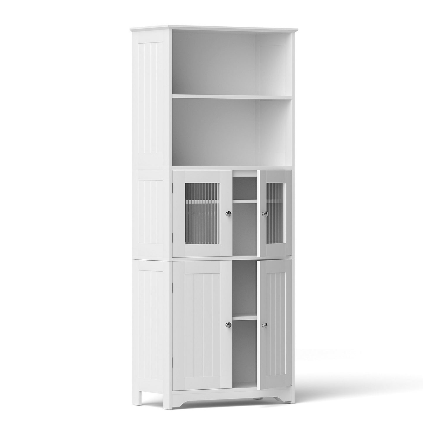 Holden Wooden Buffet Sideboard 160cm Cabinet Pantry Kitchen Storage Cupboard - White