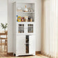 Holden Wooden Buffet Sideboard 160cm Cabinet Pantry Kitchen Storage Cupboard - White