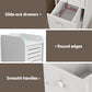 Set of 2 Bathroom Toilet Storage Cabinet Laundry Tallboy Cupboard