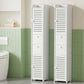 Set of 2 Bathroom Toilet Storage Cabinet Laundry Tallboy Cupboard