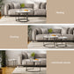 Ithara Coffee Table Set of 2 Marble Effect